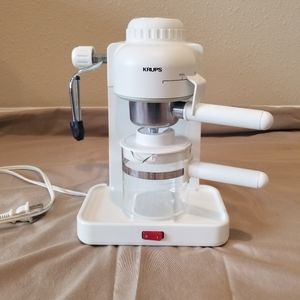 Krups Espresso & Cappuccino Maker, White Model 963
